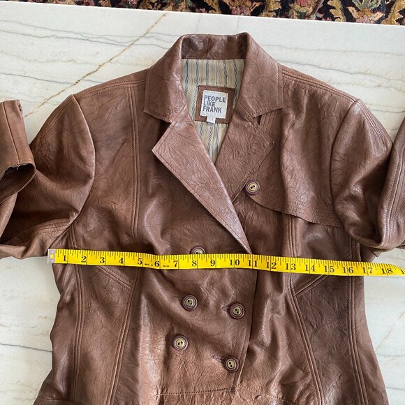 People Like Frank Leather Jacket Sz M - Picture 8 of 10